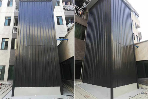 廣州市瑞高包裝公司定制直頂式升降機(jī)安裝